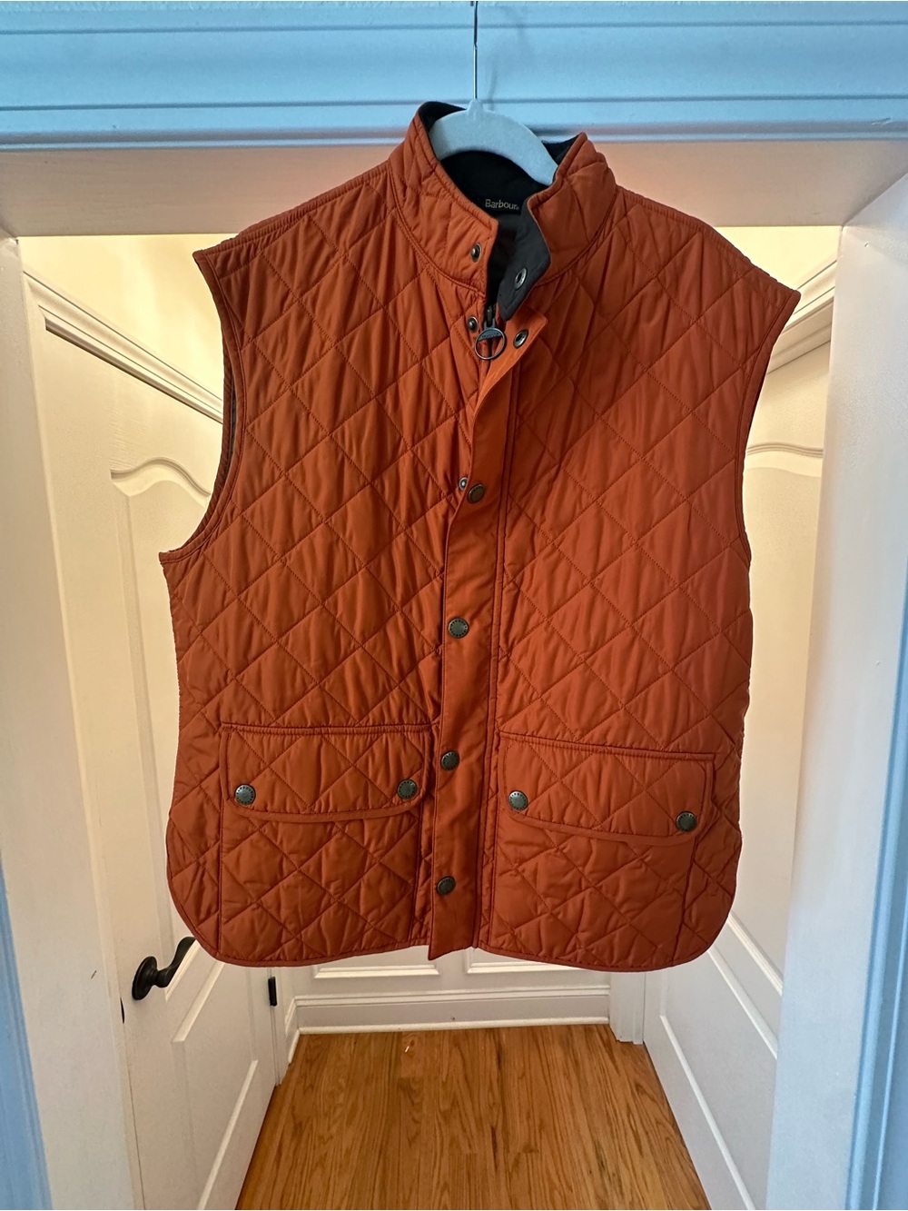 Barbour Quilted Men's Vest - Burnt Orange